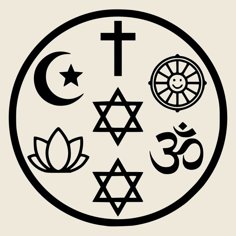  Interreligiöses Friedenssymbol | Weltreligionen