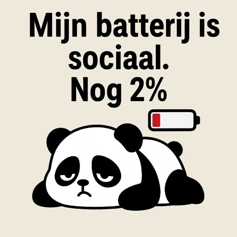 Introvertierter Panda