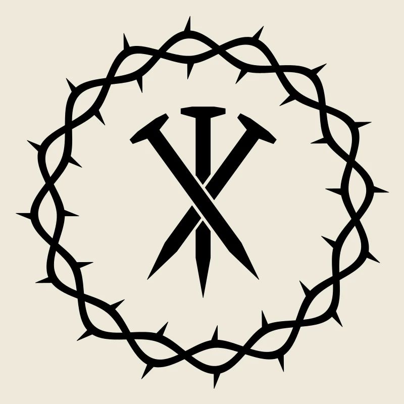 Three nails + Crown of thorns