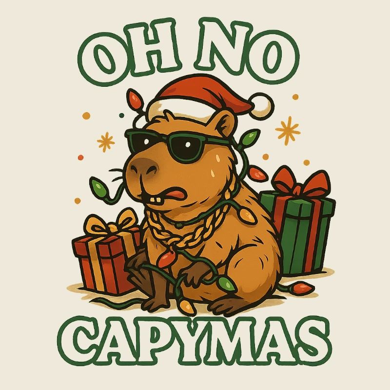 Oh No Capymas – Noël drôle de capybara