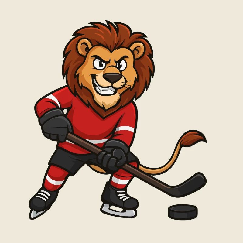 Löwe Hockey Comic