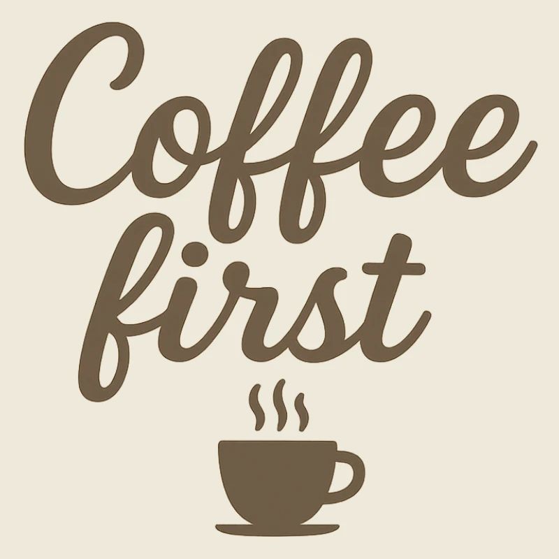 Kaffee zuerst 