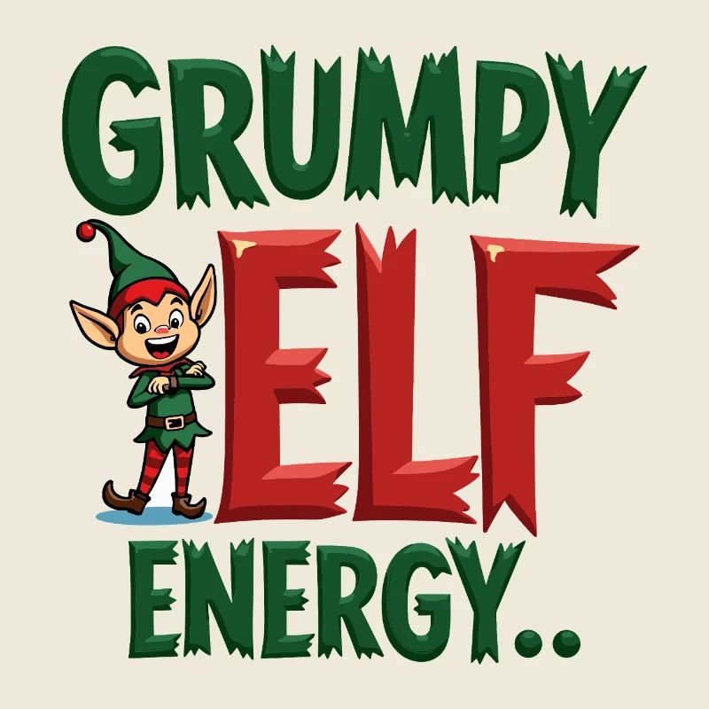Grumpy Elf Energy Mürrischer Wichtel