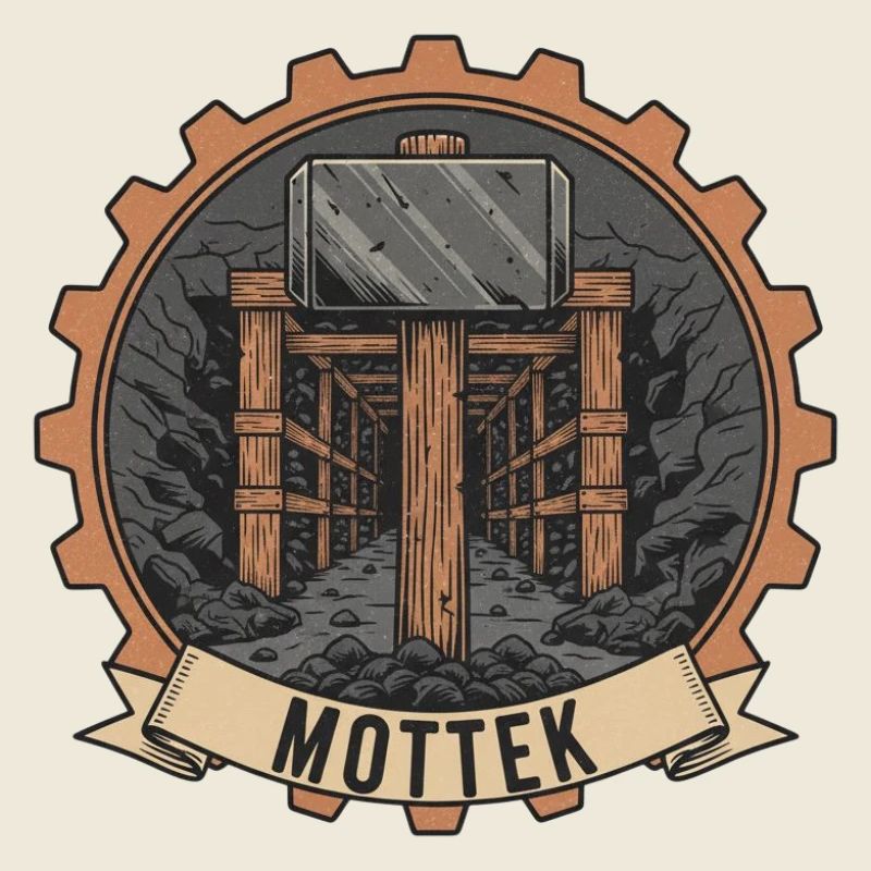 Mottek Mining Tunnel Logo