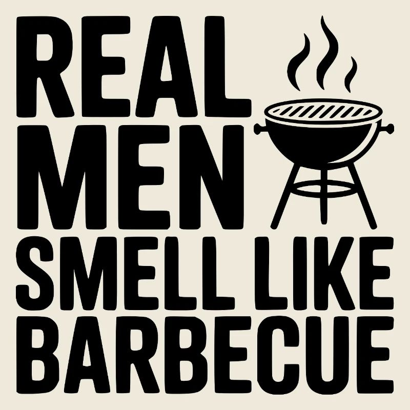 Les vrais hommes sentent le barbecue
