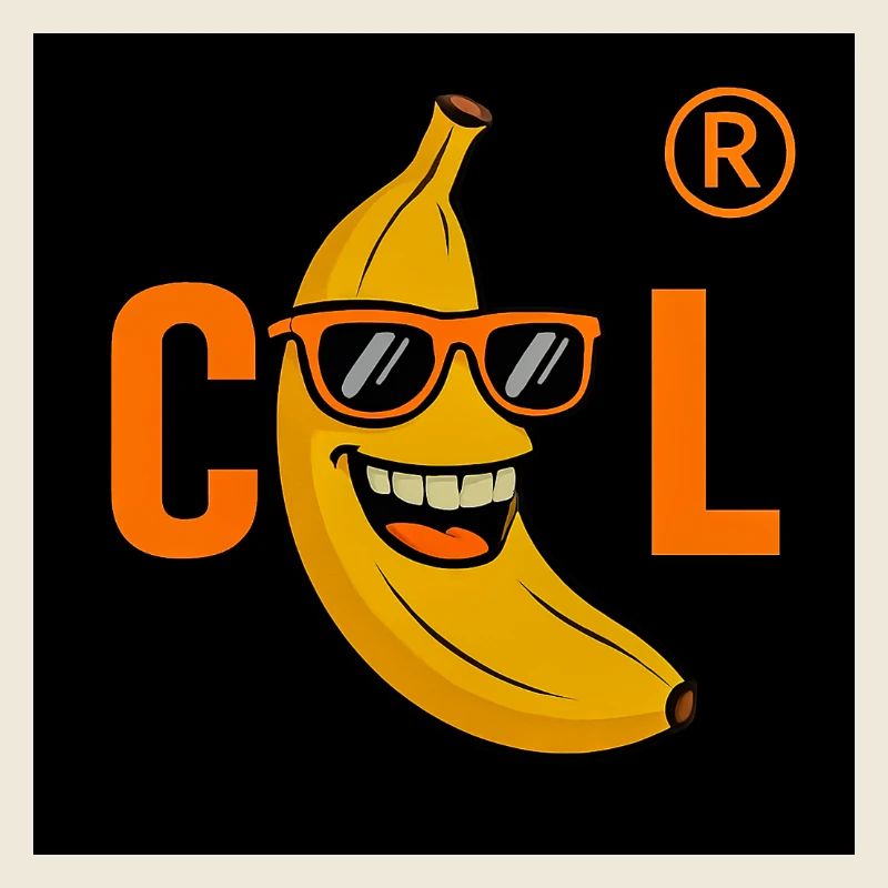 Cool Banana with Sunglasses