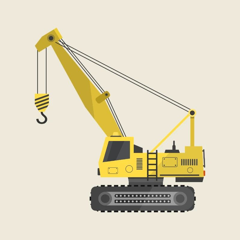 Grue chenillante