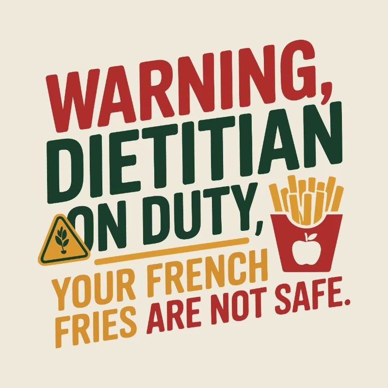 AVERTISSEMENT Diététicien : Vos frites ne sont pas sûres