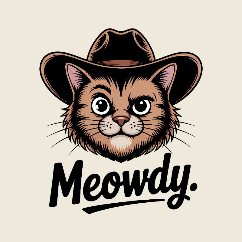 Meowdy - Funny Cat T-Shirt