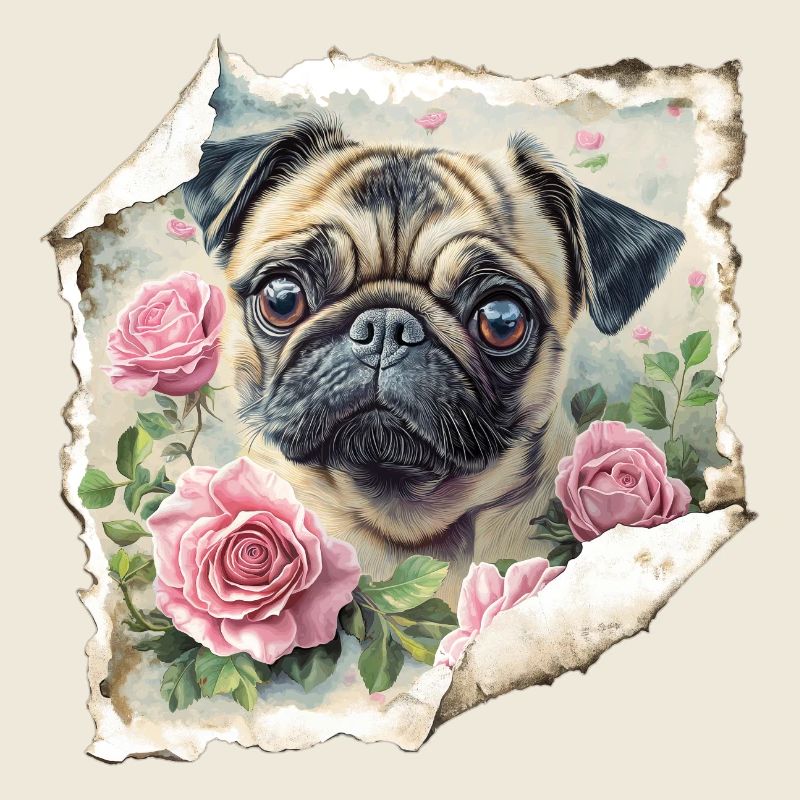 Pug Vintage