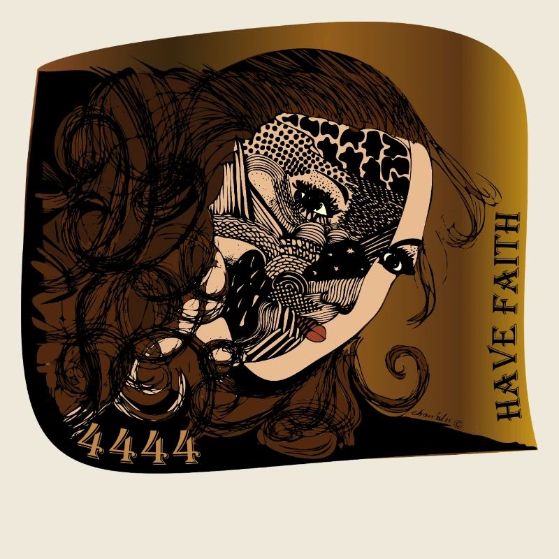 Le Masque de la Foi Zentangle