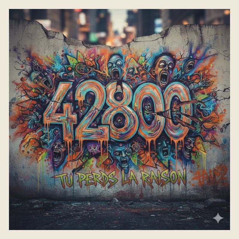 Graffiti 42800 Tu Perds La Raison