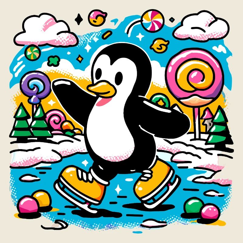 Penguin Surf at Candyland