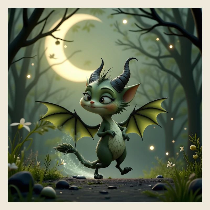 Nachtdrache des Waldes