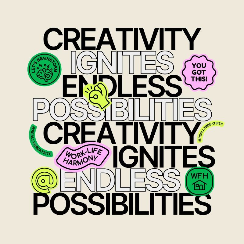 Creativity Ignites Endless Possibilities