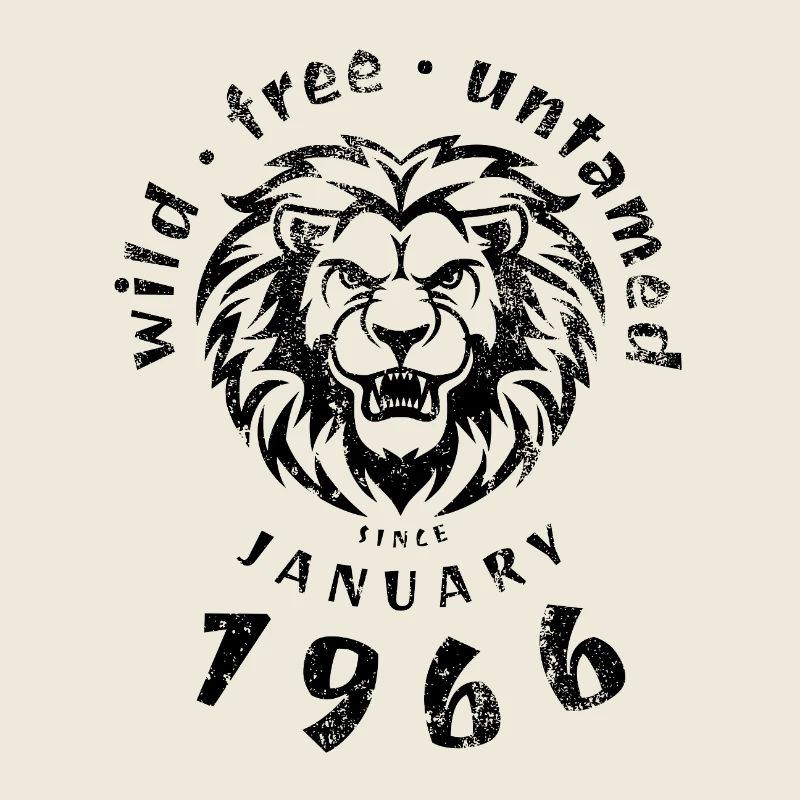 60th Birthday Wild, free & untamed since 01/1966