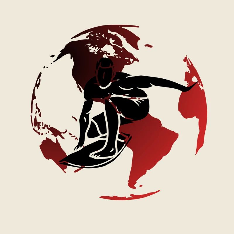 Red Globe Surfer