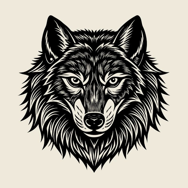 Tête de loup