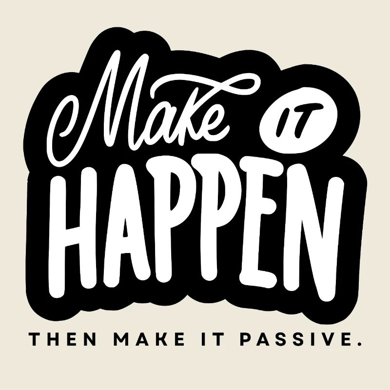 Faire en sorte que ça arrive, phrase motivationnelle faux de frappe