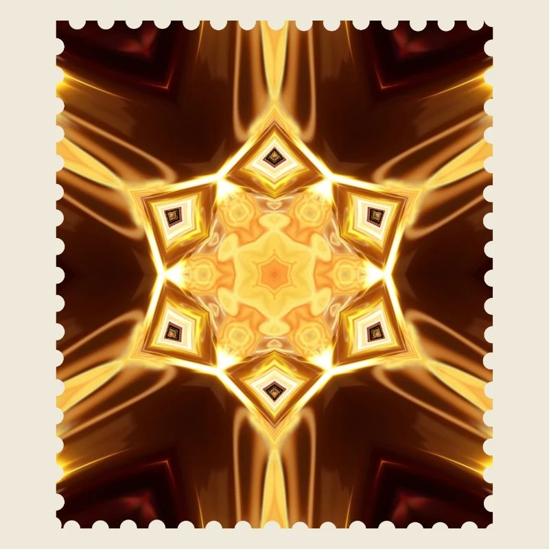 Golden Star Mandala