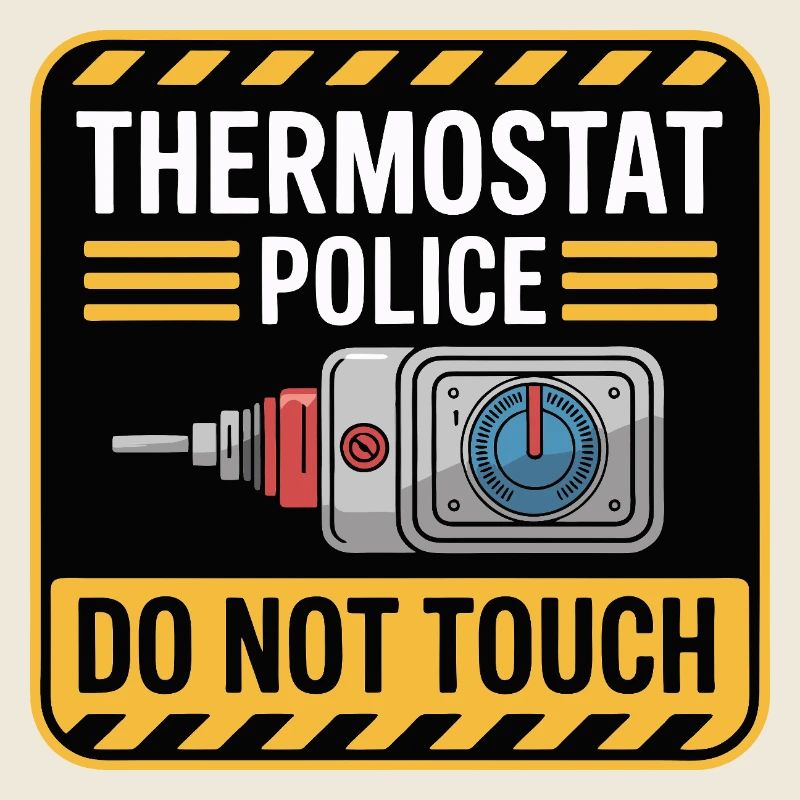Thermostat Police Do Not Touch