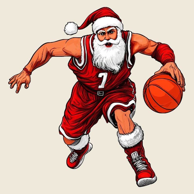 Basketballer Weihnachten