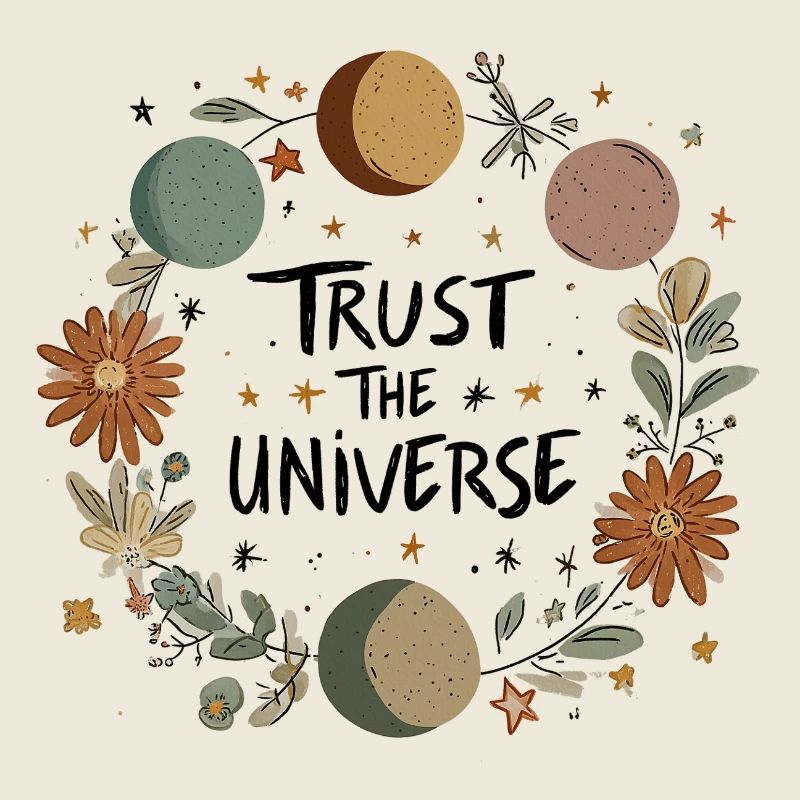 Vertraue dem Universum