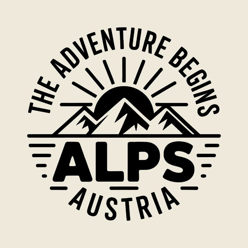Alpen – Das Abenteuer beginnt – Souvenir-Design