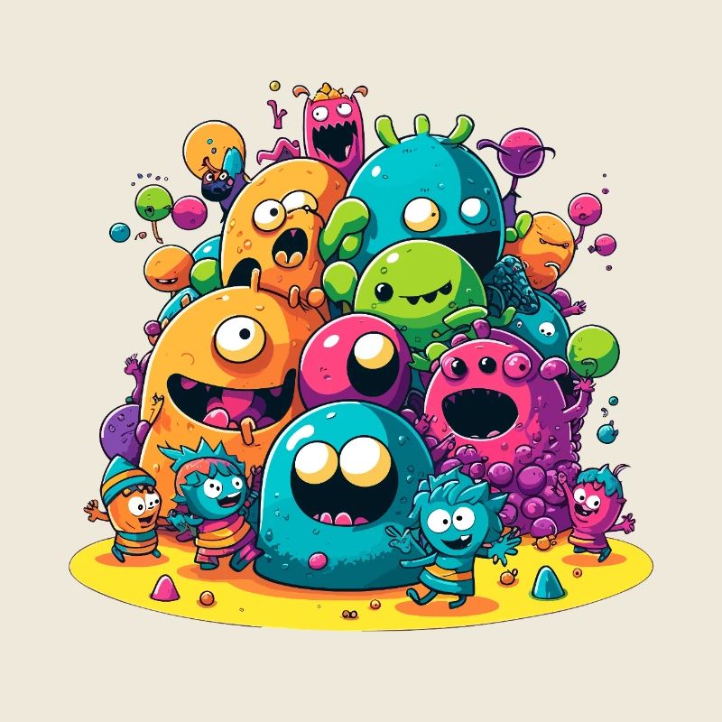 Meute de monstres hétéroclite