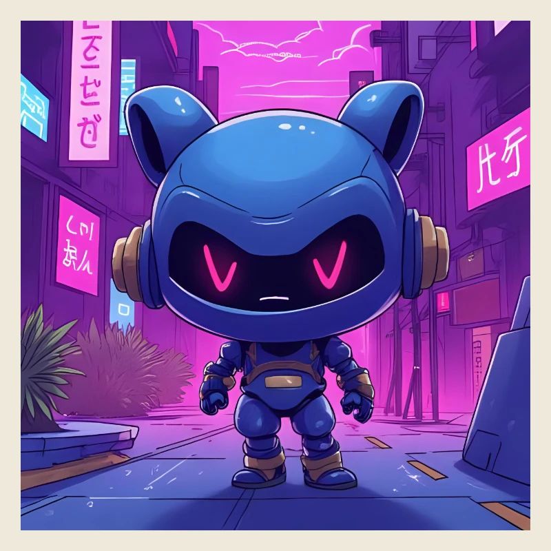 Ninjo Urban Neon Robot