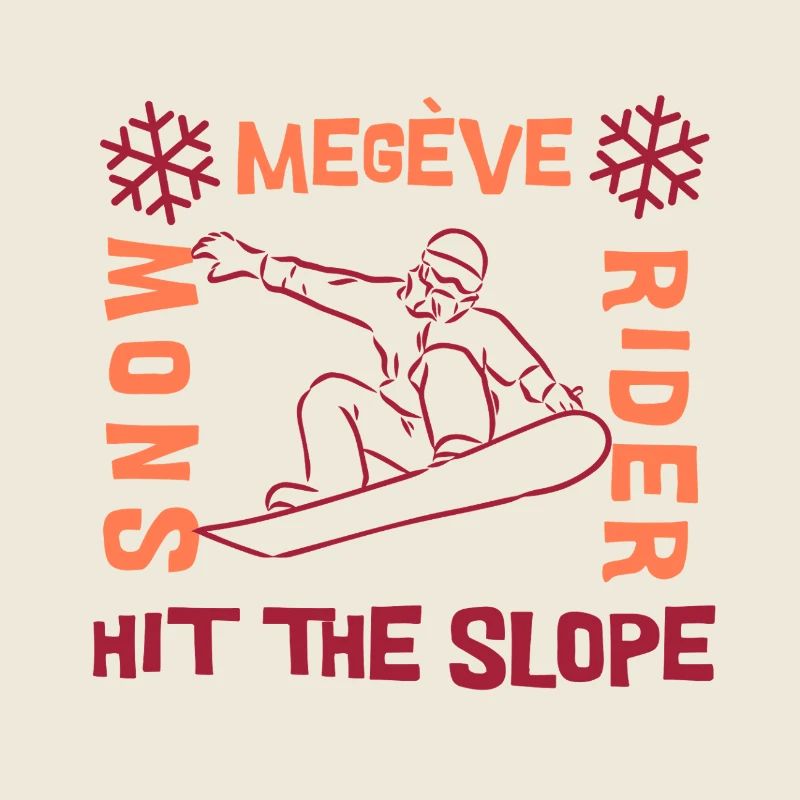 Megève Slopes Snowboard-Vibes