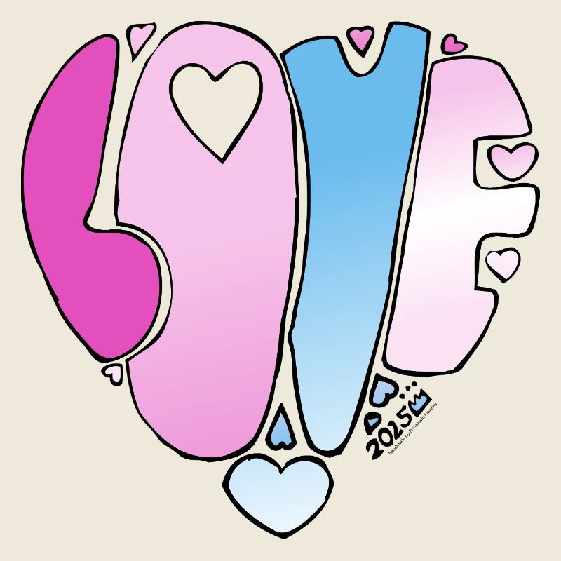 LOVE Pastel Gradient Hearts