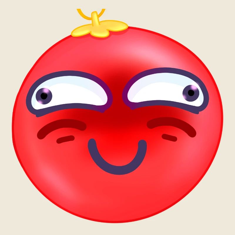 Boule de Noel  Sourire gêné