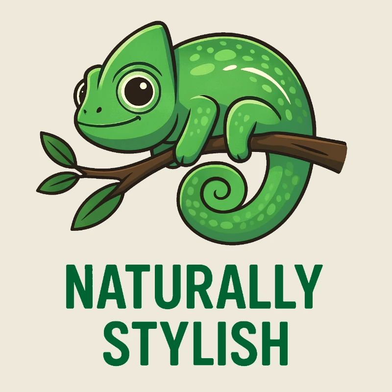 Stilvolles Chamäleon
