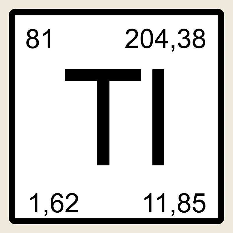 Ti Minimal Imprimer le symbole périodique
