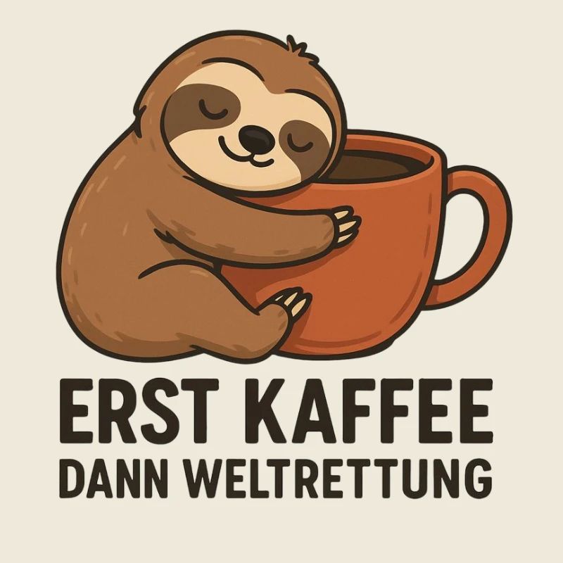 First coffee, then saving the world