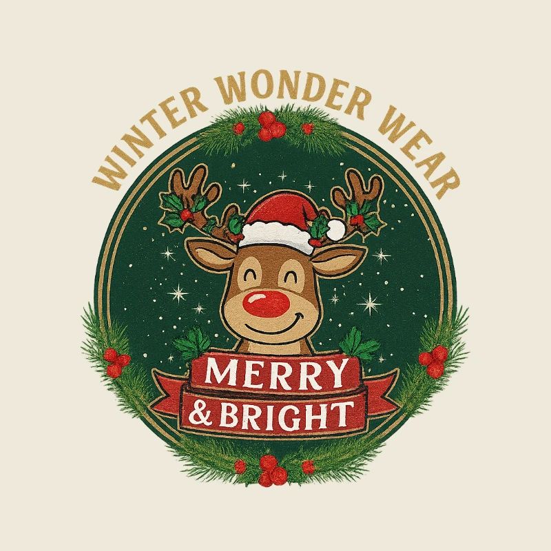 Winterreindeer Merry & Bright
