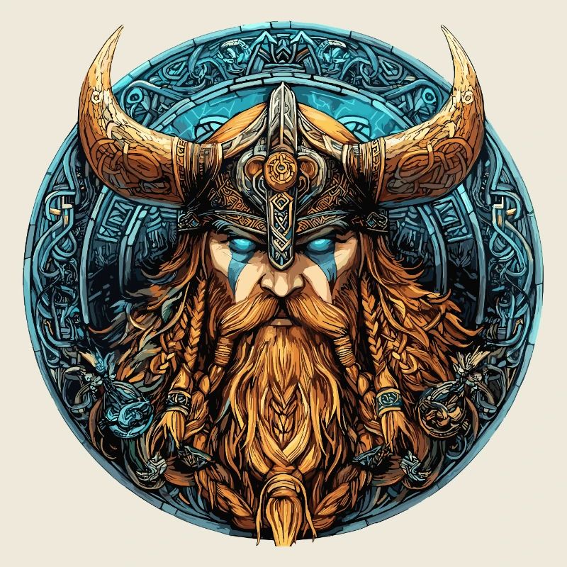Viking Krieger Runenkreis