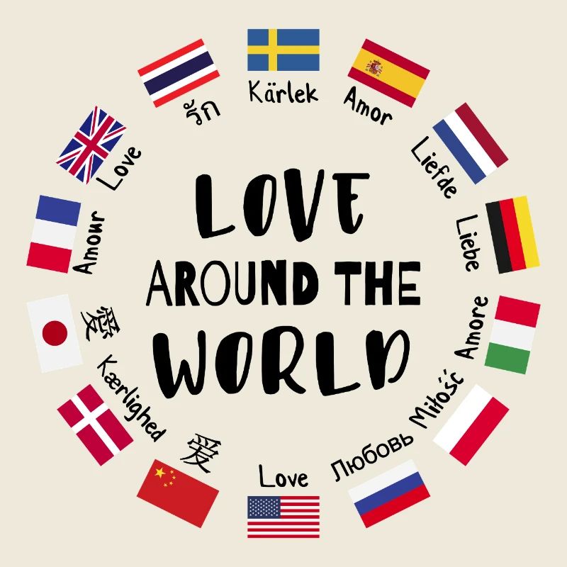 Amour du monde entier Langues