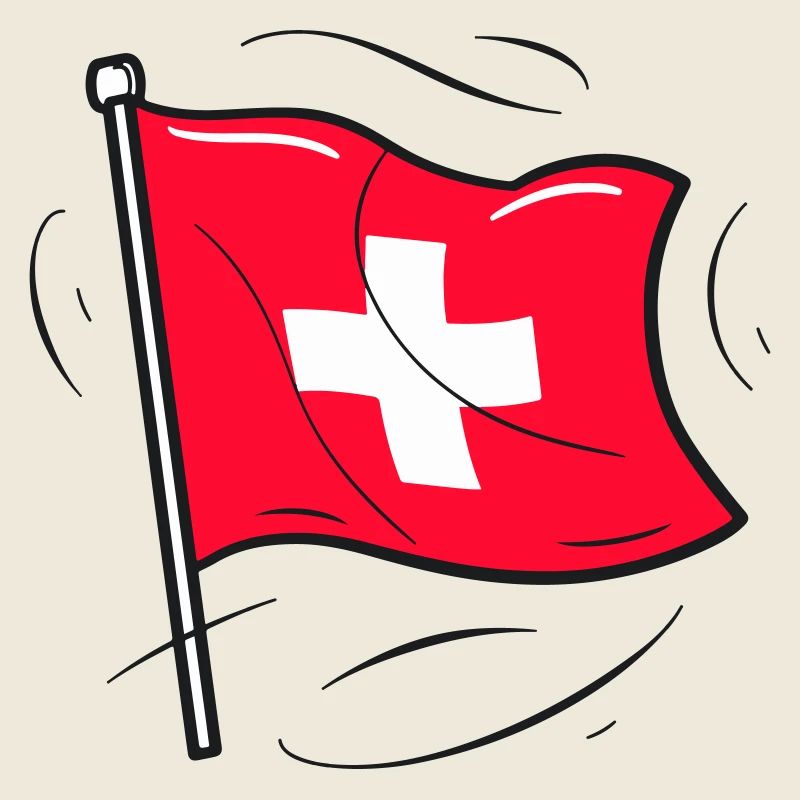 Drapeau suisse Patriot Design