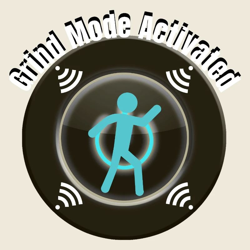 Grind Mode Activated – Motivation & Focus Graphic
