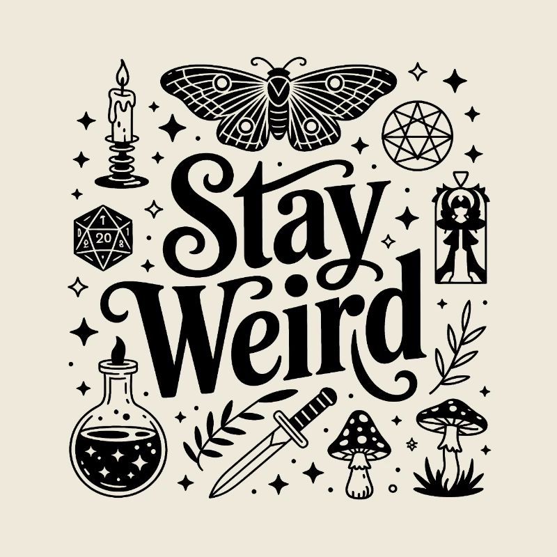 Stay Weird - Conception du signe du zodiaque