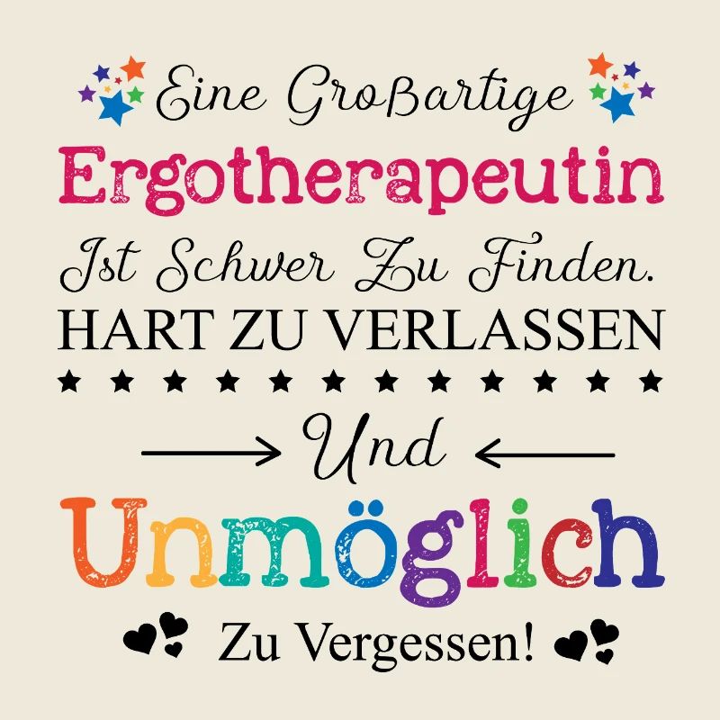 Ergotherapeutin Abschied Danke Spruch Geschenk