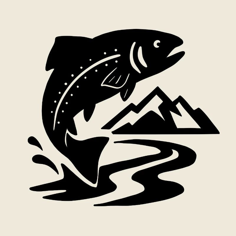 Mountain River Fishing – Jumping Fish