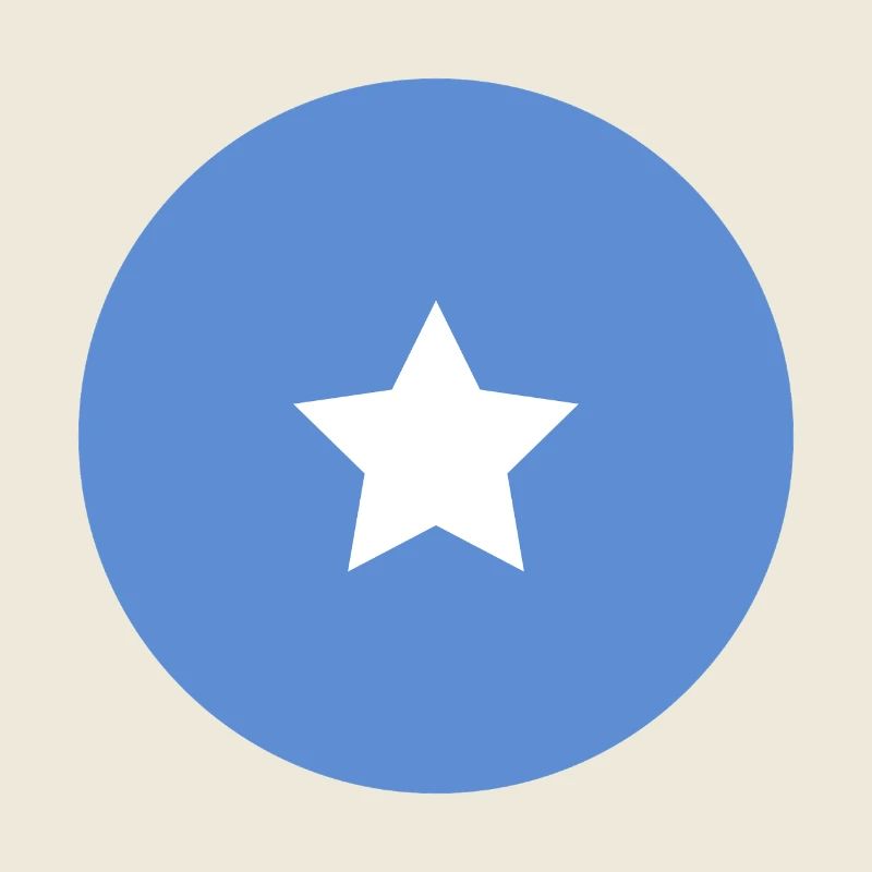 Somalia round flag