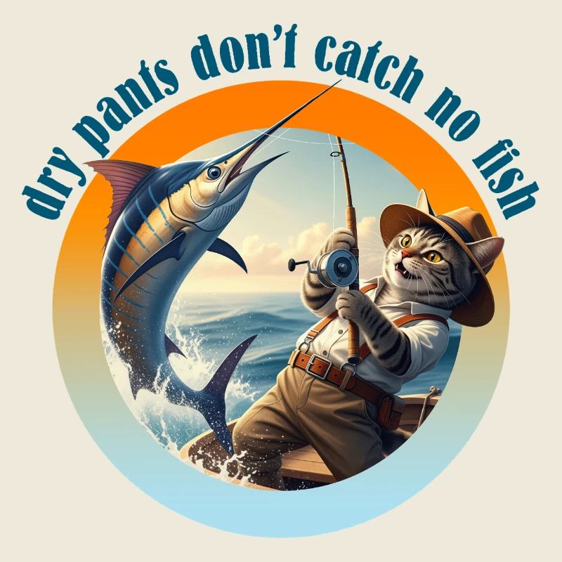 Les pantalons secs n’attrapent pas de poissons !