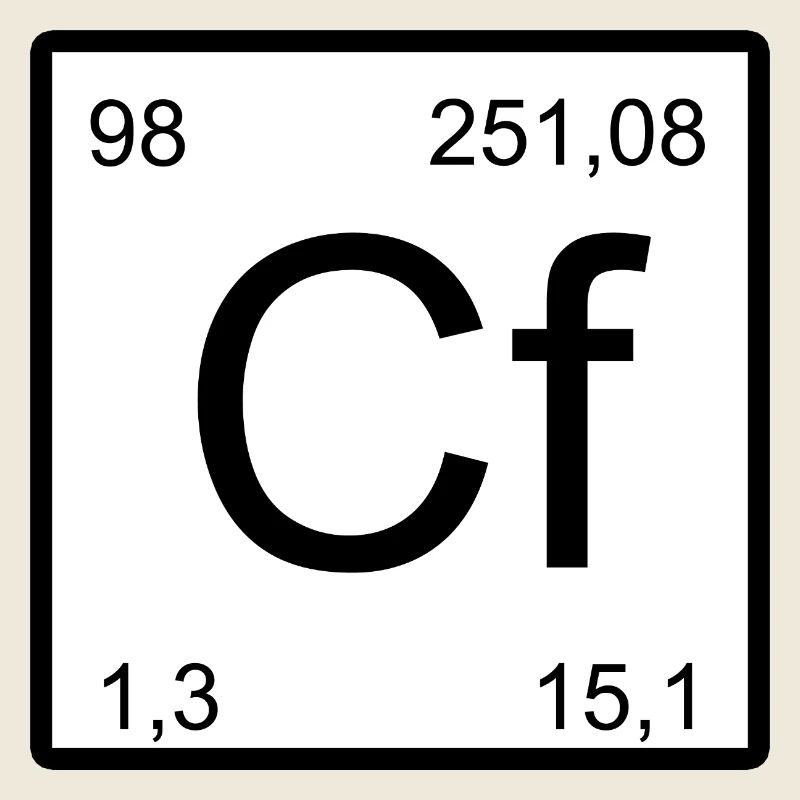 Californium Cf-Element Block Design