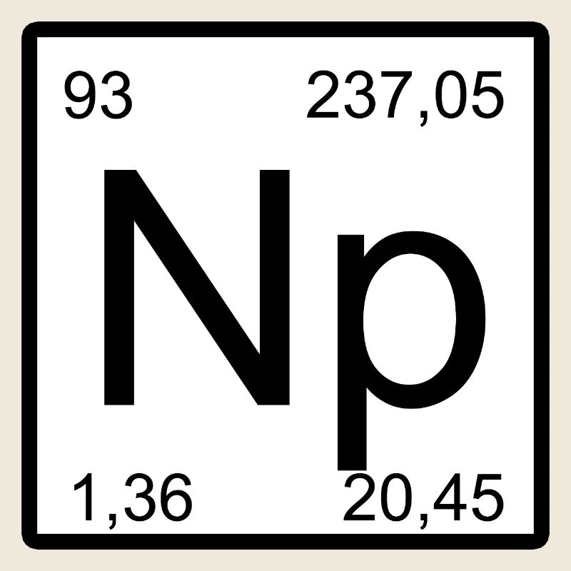 Neptunium Elemental Minimal Art