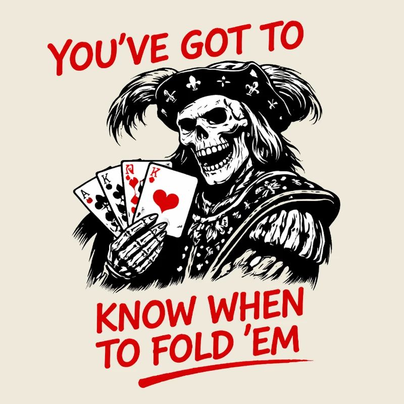 Pirate Skeleton Poker Wisdom