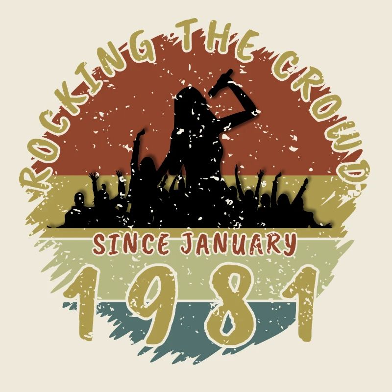 45th Birthday Rocking the crowd SNG 01/1981